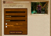 Step 1: Registering and creating an account for the game